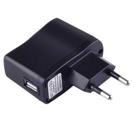 آداپتور شارژر دیواری تک‌پورت USB مشکی
